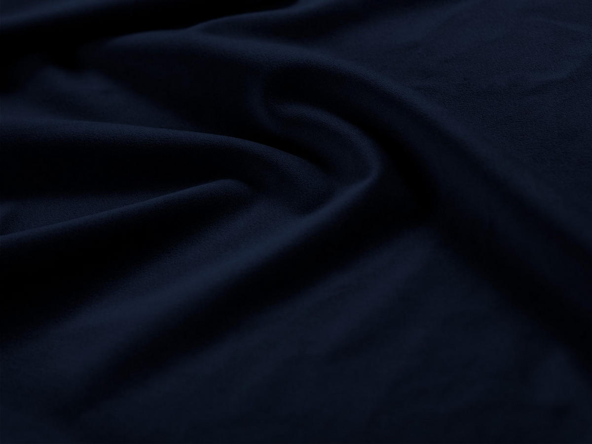 SOFA modular links Lupine aus Samt königsblau 5 Sitzplätze - Dunkelblau, Textil (166/70/335cm) - Micadoni