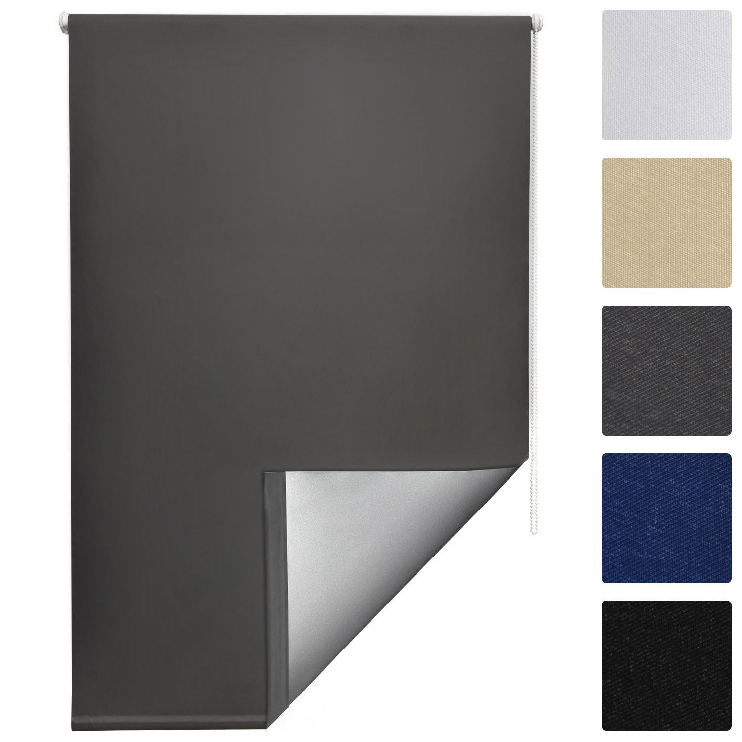 THERMOROLLO SolReflect T24 110x160cm Anthrazit - Anthrazit, Kunststoff (110/160cm) - Sol Royal