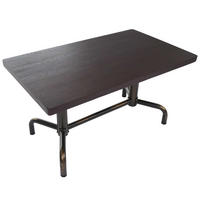 JÍDELNÍ STŮL hranatý Hnědý, bronzový - bronzová/hnědá, dřevo (80/140/74cm) - MCW