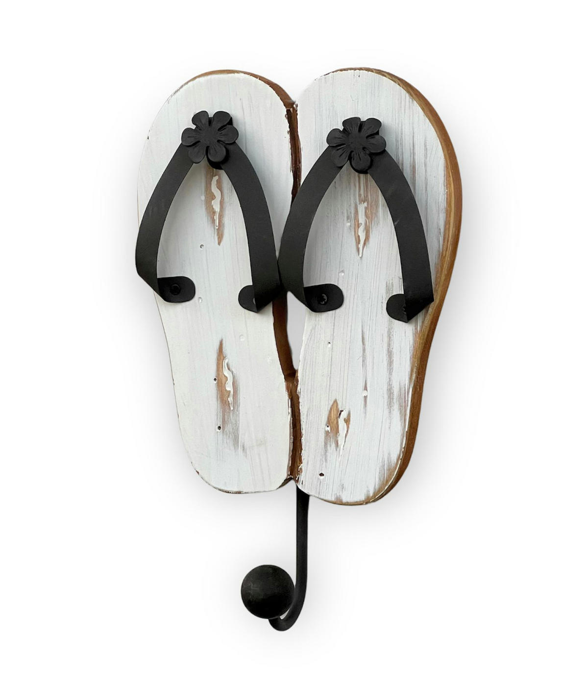 WANDGARDEROBE Sandalen Weiß MR82 - Weiß, Holz (15/26/5cm) - DanDiBo