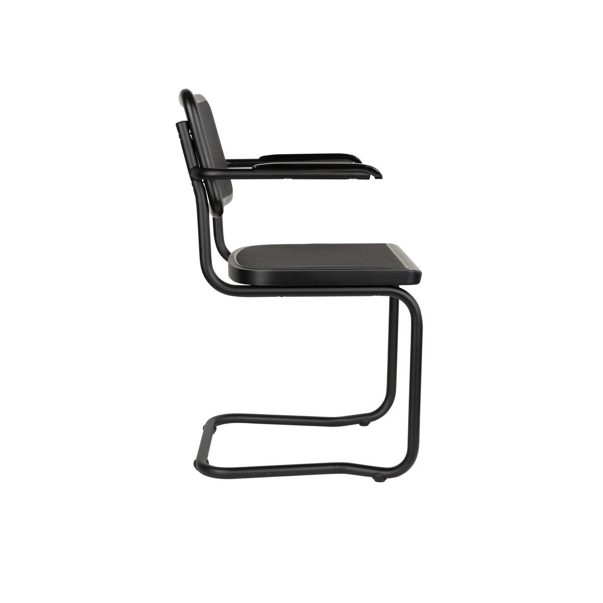 ESSZIMMERSTÜHLE Carree Armleuning Schwarz - 2 er Set - Schwarz, Holz (60/83/53cm) - Dutchbone