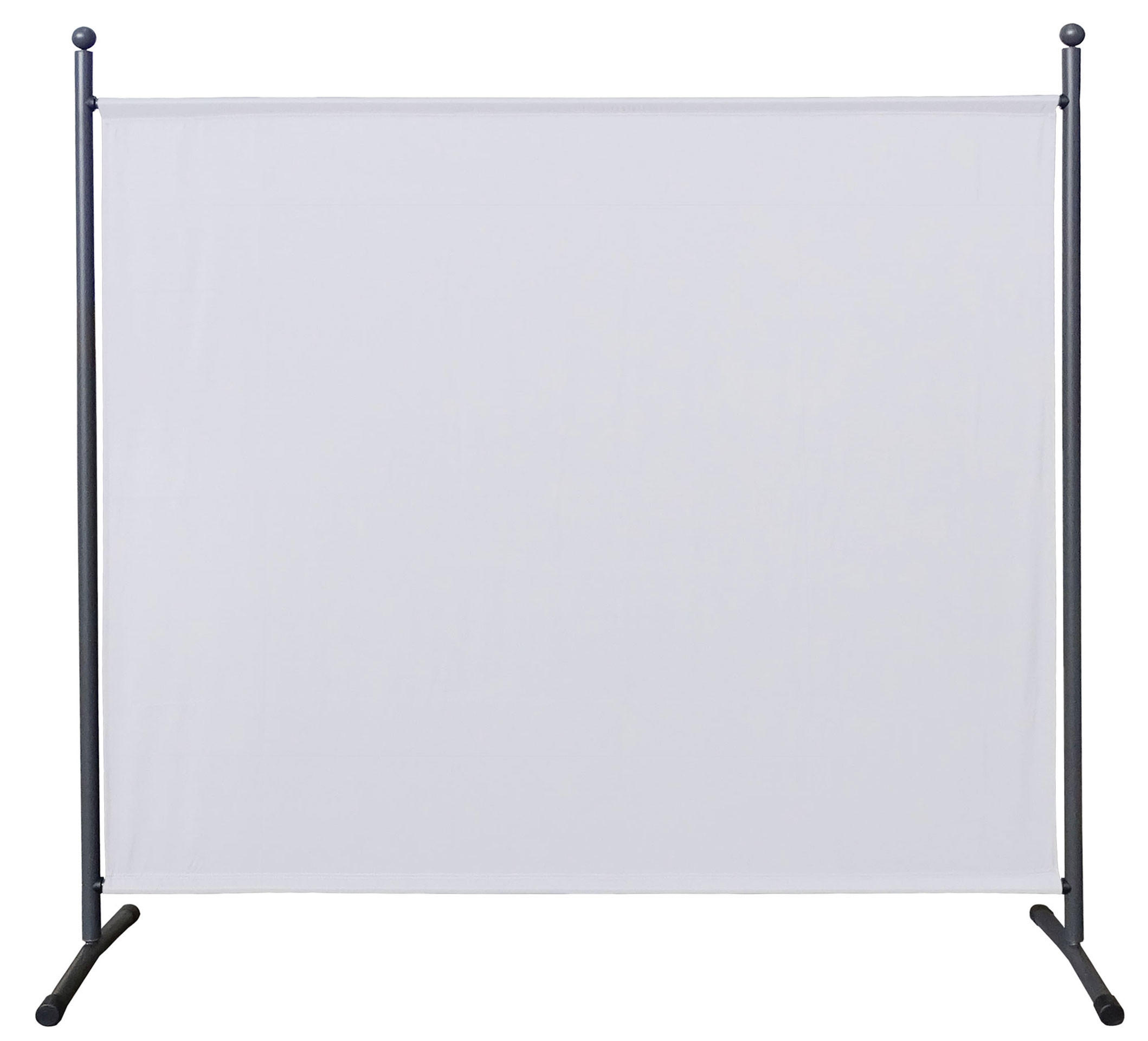 PARAVENT 1-tlg. 180x178 cm Weiß - Weiß, Metall (178/180cm) - QUICK STAR