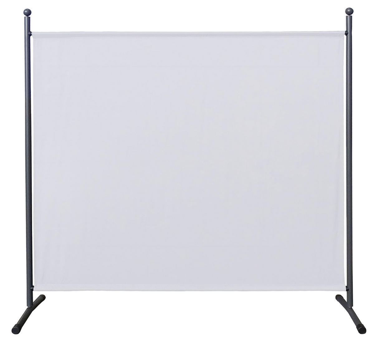 PARAVENT 1-tlg. 180x178 cm Weiß - Weiß, Metall (178/180cm) - QUICK STAR
