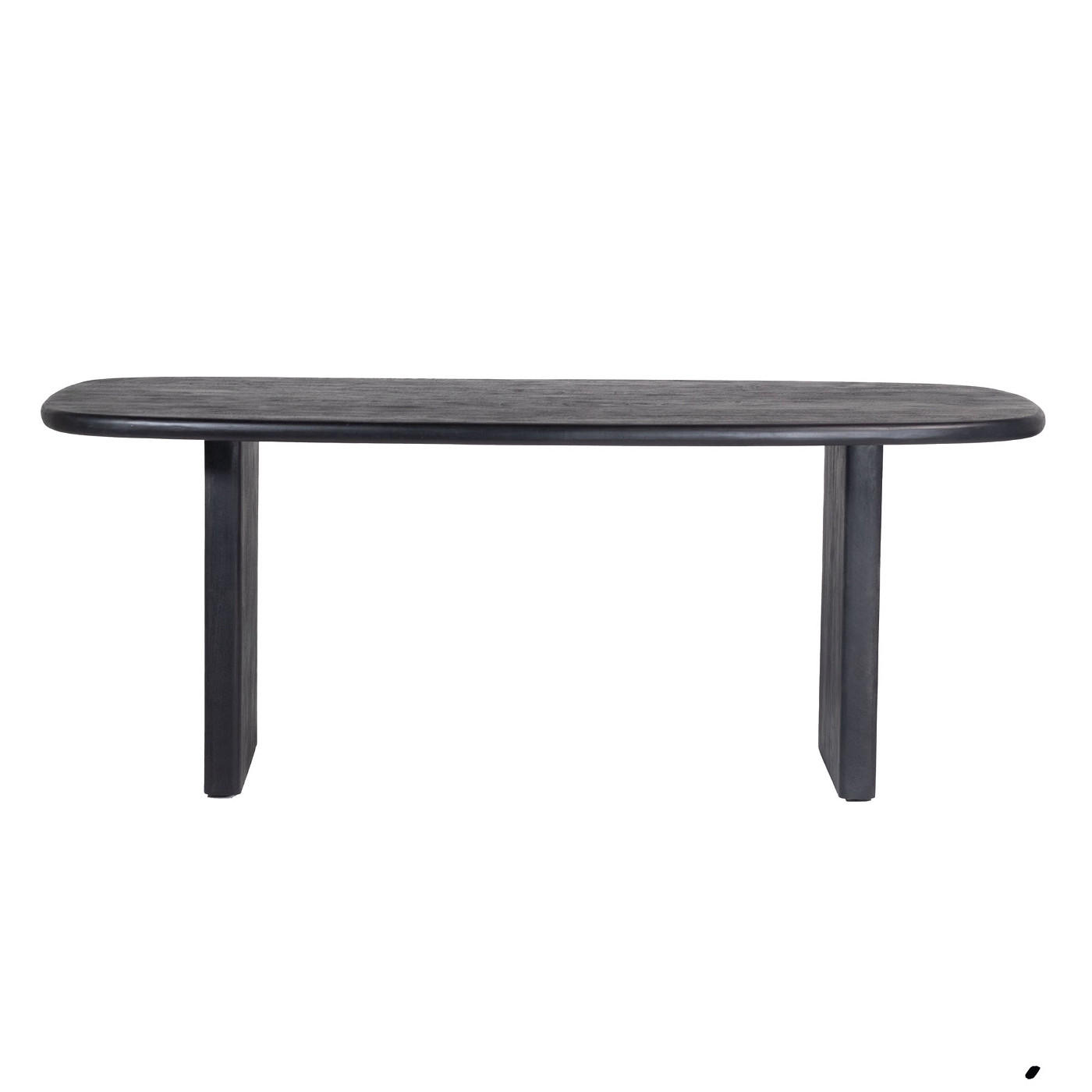 ESSTISCH oval aus Mangoholz 240cm, schwarz - Schwarz, Holz (240/100/77cm) - Giga Meubel