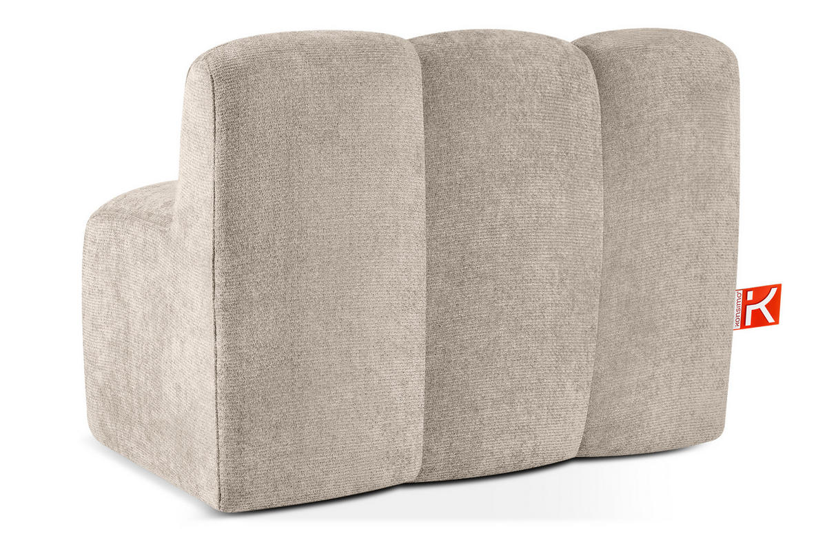 ESSZIMMERBANK BRESCO, Beige - Beige, Holz/Holzwerkstoff (123/80/72cm) - KONSIMO®