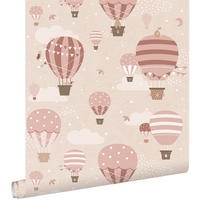 TAPETE Luftballons 50 x 900 cm - Pink, Papier (50/0.1cm) - ESTAhome