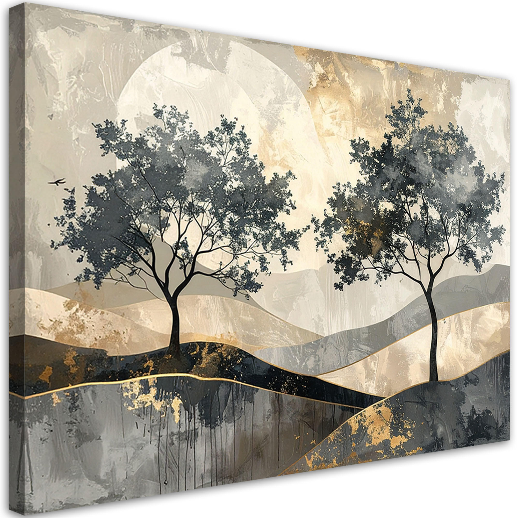 Feeby Wandbild, Grau 45x30 cm
