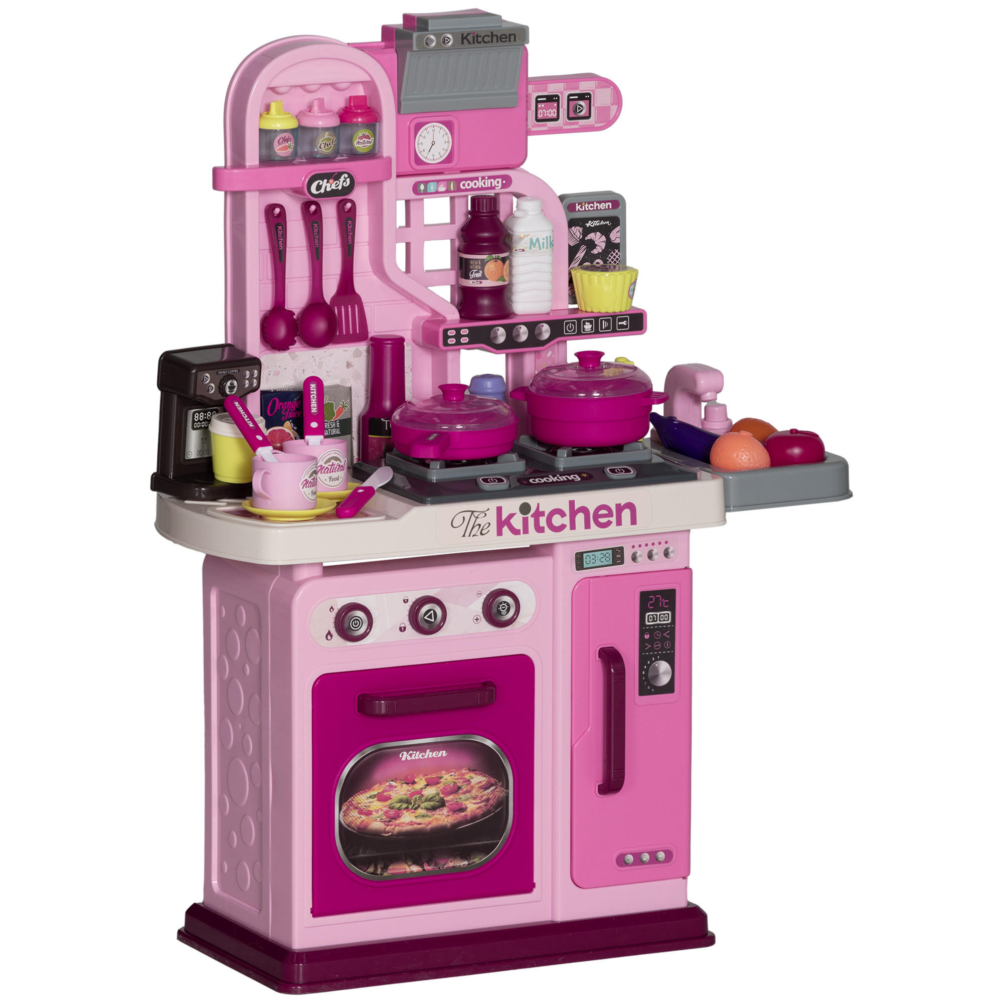 Aiyaplay Kinderküche Rosa 22x69x53 cm