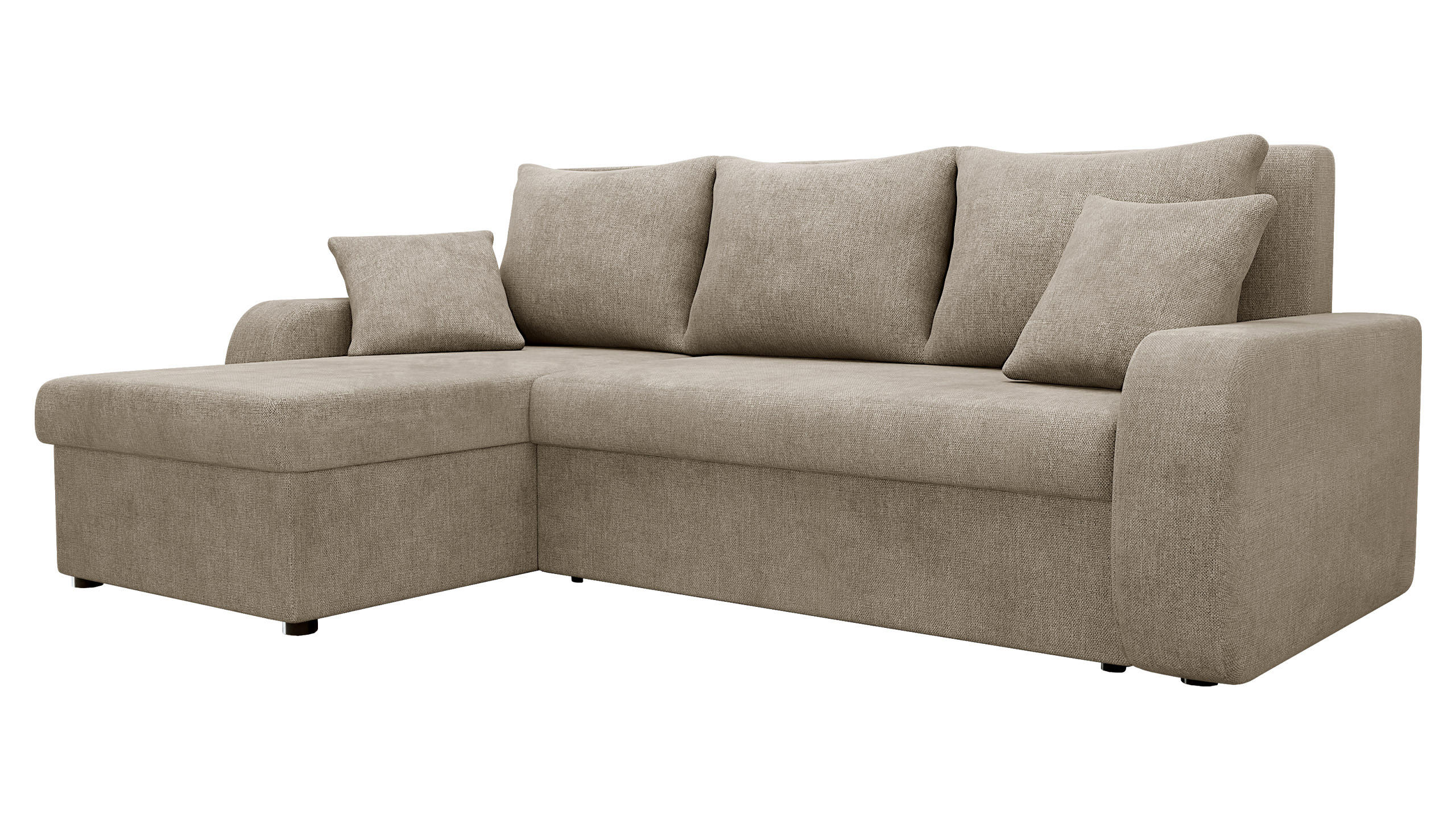 COLTAR Kris Lux - taupe/negru, material plastic/material textil (238/147cm) - MIRJAN24