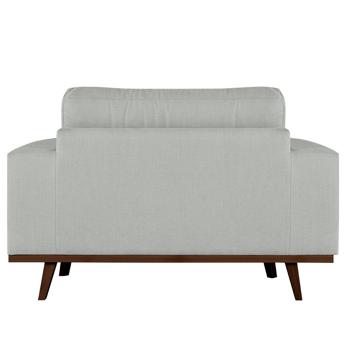 SESSEL - Buchefarben/Grau, Buchenholz/Textil (122/81/88cm) - home24