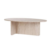 COUCHTISCH orba Travertin - Beige, Holz (120/65/40cm) - Habitat Garten