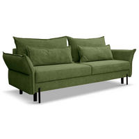 SCHLAFSOFA Volio mit Bettzeugcontainer Grün - Grün, Holz/Textil (239/91/96cm) - Kaiser Möbel