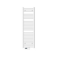 BADHEIZKÖRPER Sahara 400x1500 mm Weiß gerade mit Ventil Durchgang - Weiß, Metall (40/150/3cm) - LuxeBath