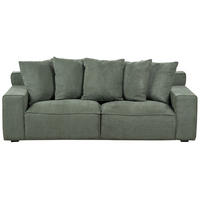 3-SITZER-SOFA dunkelgrün mit Kissen Viskan - Grün, Textil (200/67/82cm) - Beliani