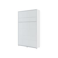 SCHRANKBETT Bed-Concept BC-02 120x200 mit zwei LED-Lampe und LED Beleuchtung - Weiß/Grau, Holz/Holzwerkstoff (120/200cm) - MIRJAN24