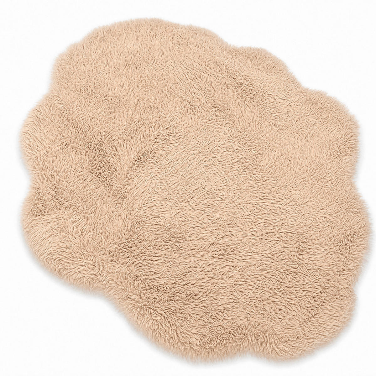 KINDERTEPPICH Mammoth flauschig - Sandfarben, Textil (90/120cm) - MeowBaby