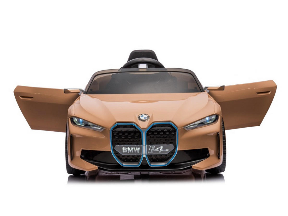 KINDER ELEKTROAUTO BMW i4 bronze - Bronzefarben, Kunststoff (115/67/54cm) - TPFLiving