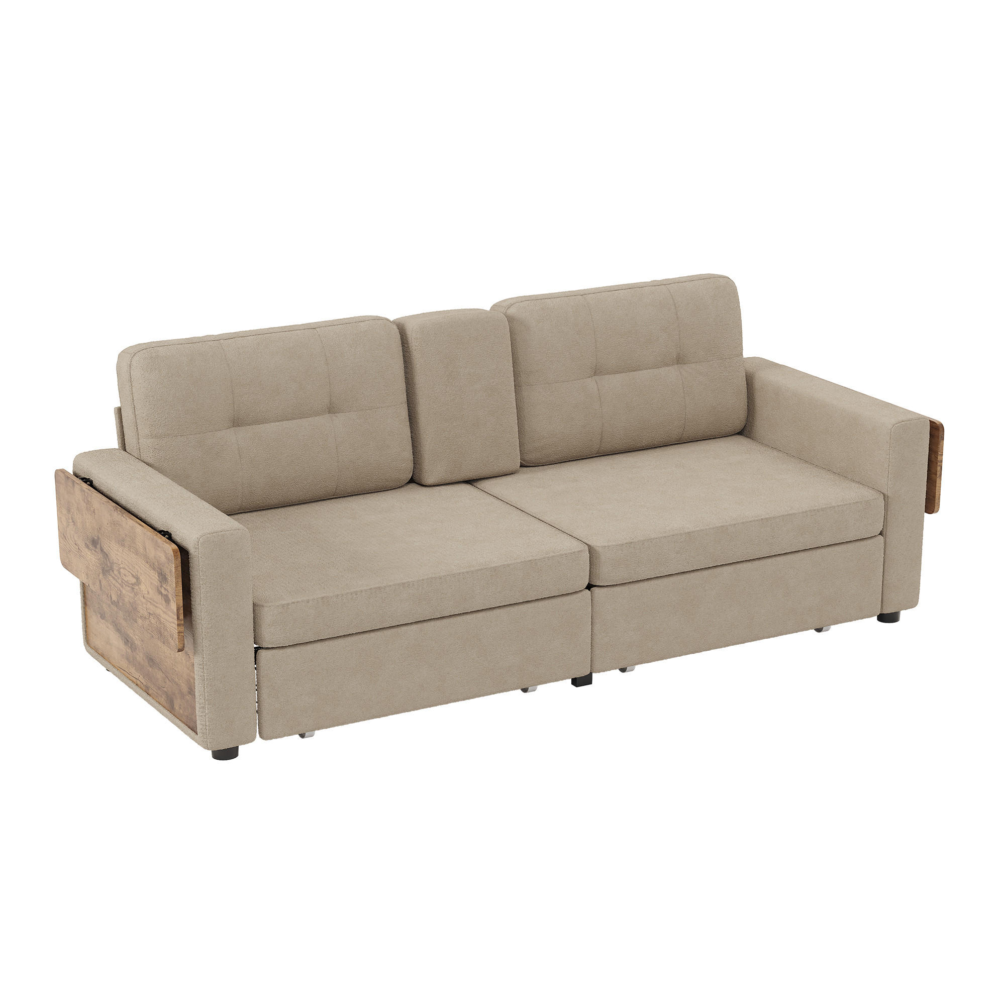 ComfortXL 2-Sitzer-Sofa Sand 178x57.5x71 cm