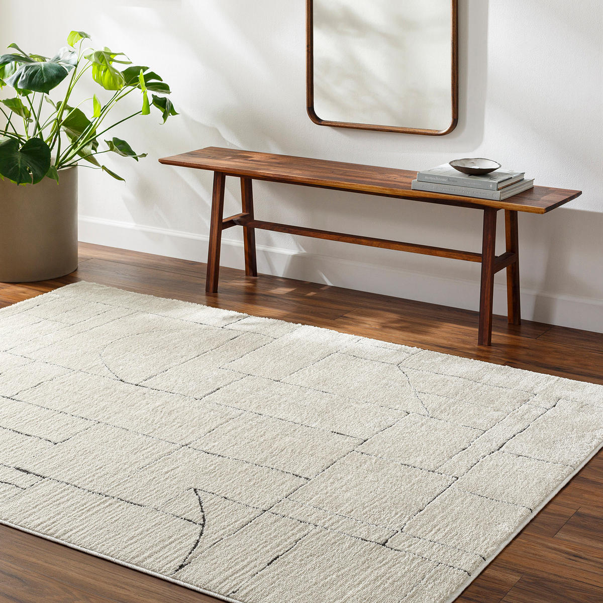 KURZFLORTEPPICH 200/275 cm Weiß - Weiß, Naturmaterialien/Textil (200/275cm) - LIVABLISS