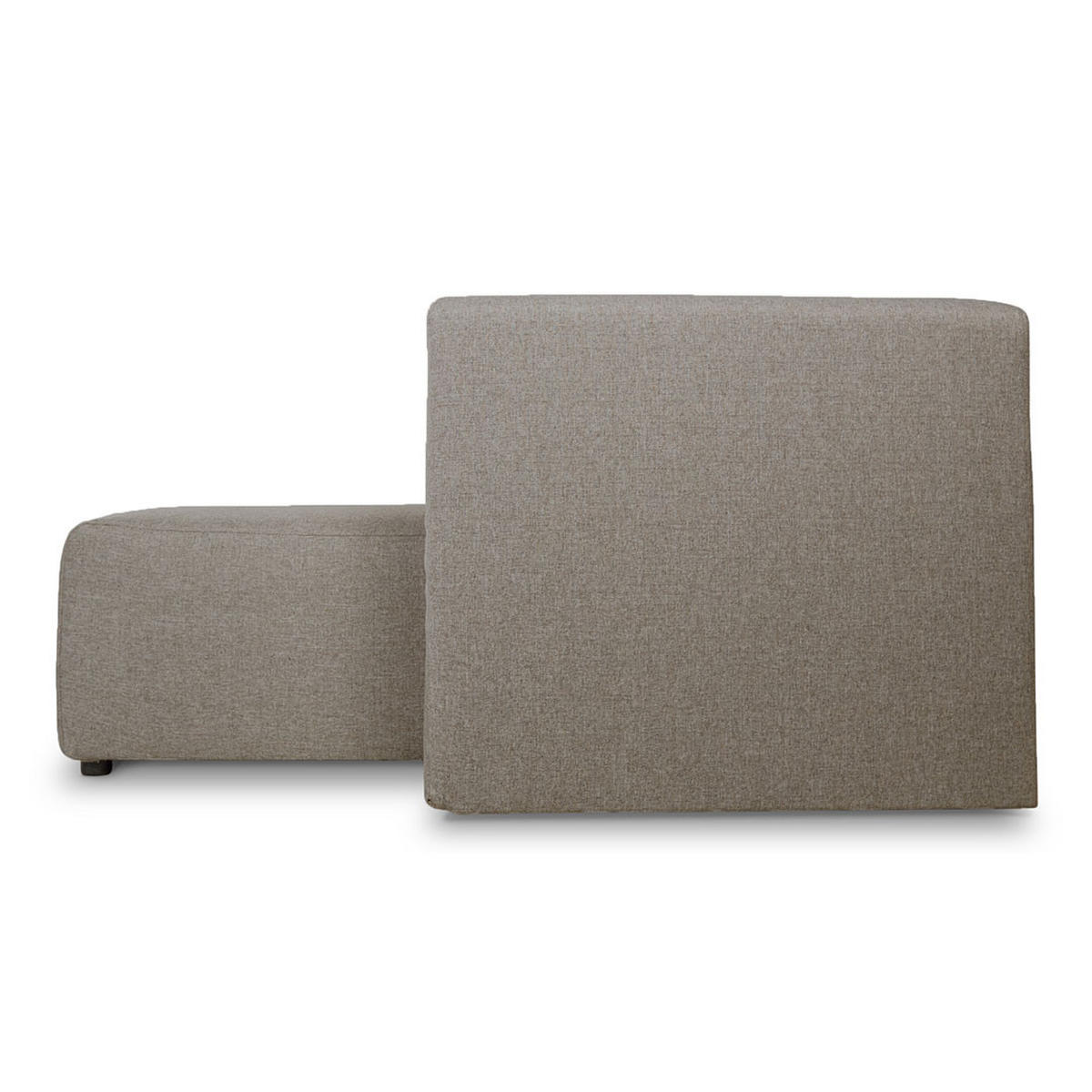 ECKSOFA grau - Sandfarben, Textil (268/152cm) - ebuy24