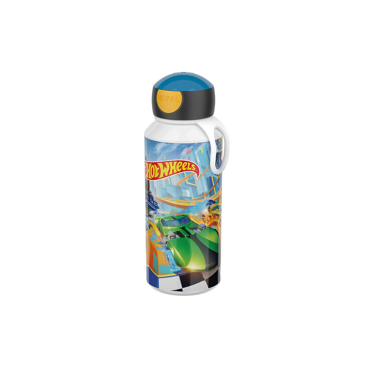 POP-UP TRINKFLASCHE Campus (2026) Hot Wheels 400 ml - Blau/Multicolor, Kunststoff (0.4L) - Mepal