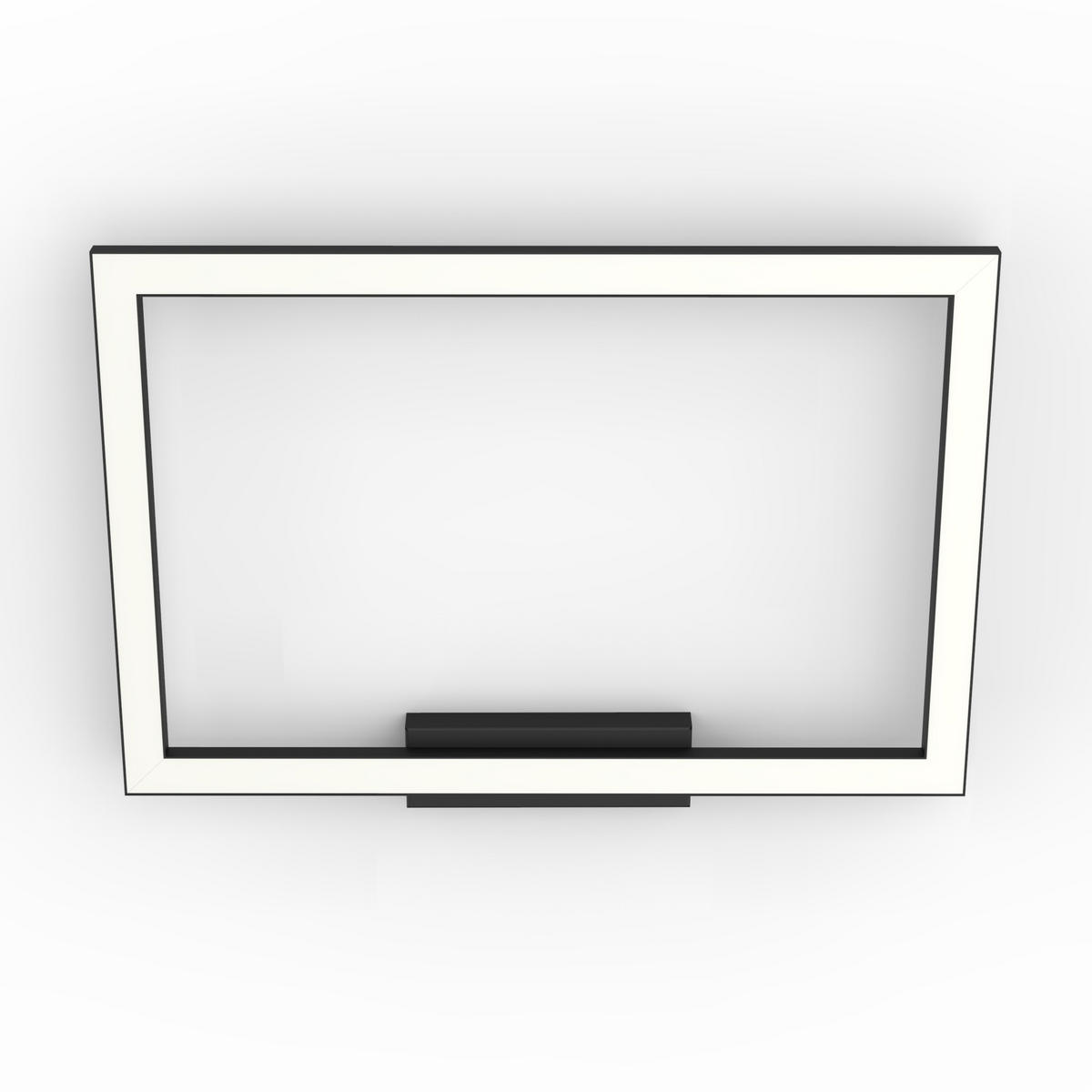 LED-DECKENLEUCHTE - Anthrazit, Metall (40/60/100cm) - Lumicom