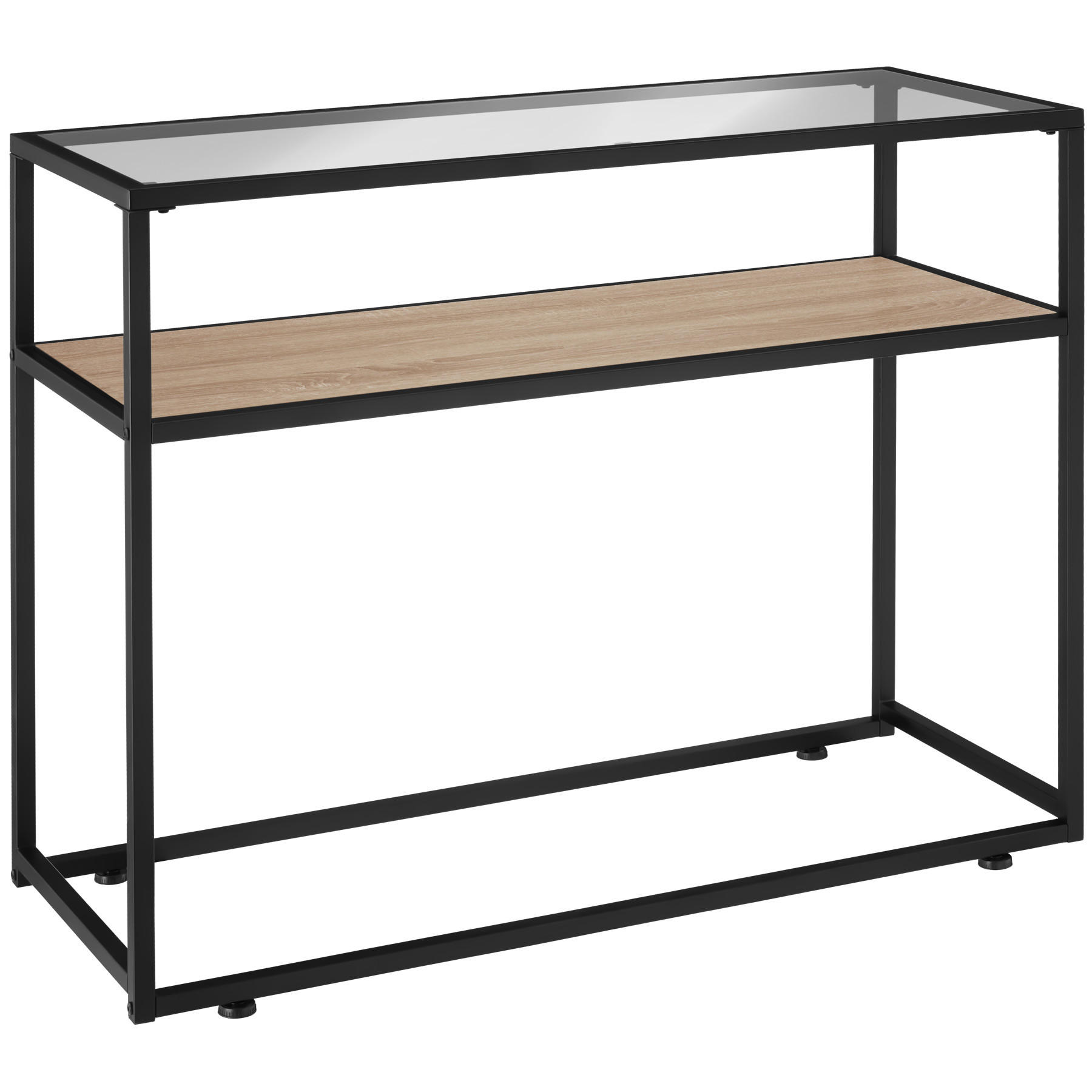 KONSOLENTISCH Kilkenny,100 x 41 x 80,5 cm,Industrial Holz hell, Eiche Sonoma - Naturfarben, Holzwerkstoff (100/41/80.5cm) - tectake