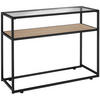 KONSOLENTISCH Kilkenny,100 x 41 x 80,5 cm,Industrial Holz hell, Eiche Sonoma - Naturfarben, Holzwerkstoff (100/41/80.5cm) - tectake