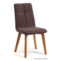 ESSZIMMERSTUHL (8er-Set) Dillian 47x92x60 Eiche geölt/Braun - Eichefarben/Braun, Kunststoff (60/92/47cm) - 58aufmkessel