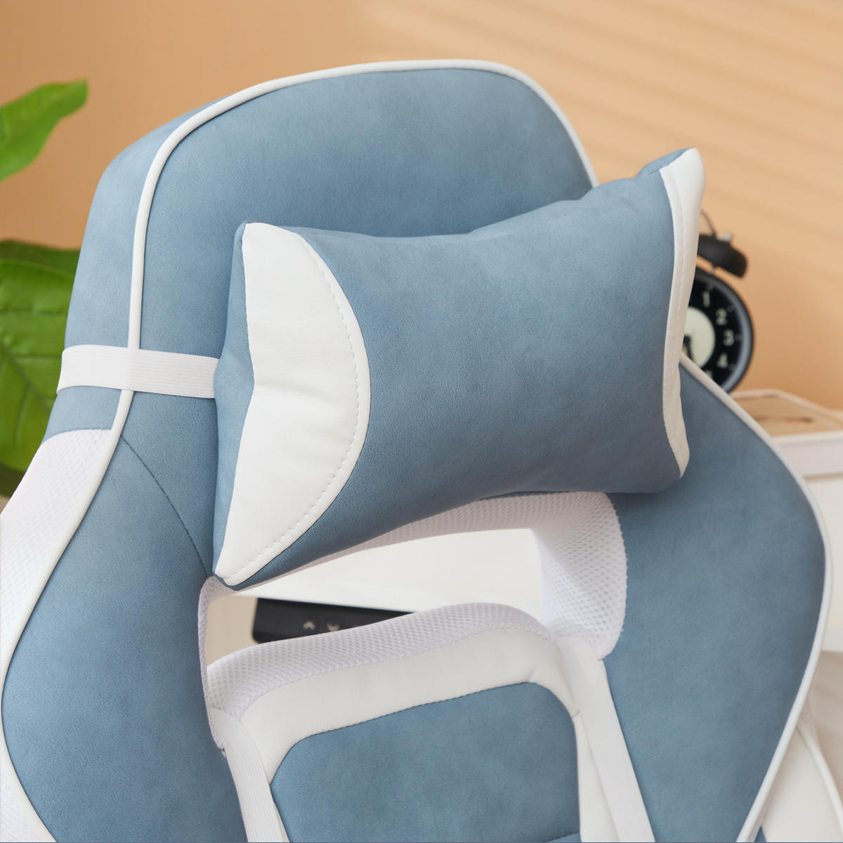 GAMING-STUHL Blau 63.0/63.0/123.0 cm - Blau, Kunststoff (63/123/63cm)