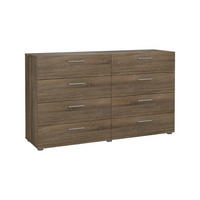 KOMMODE Eiche 40/140/81.7 cm - Braun, Holzwerkstoff (140/81.7/40cm) - DMORA