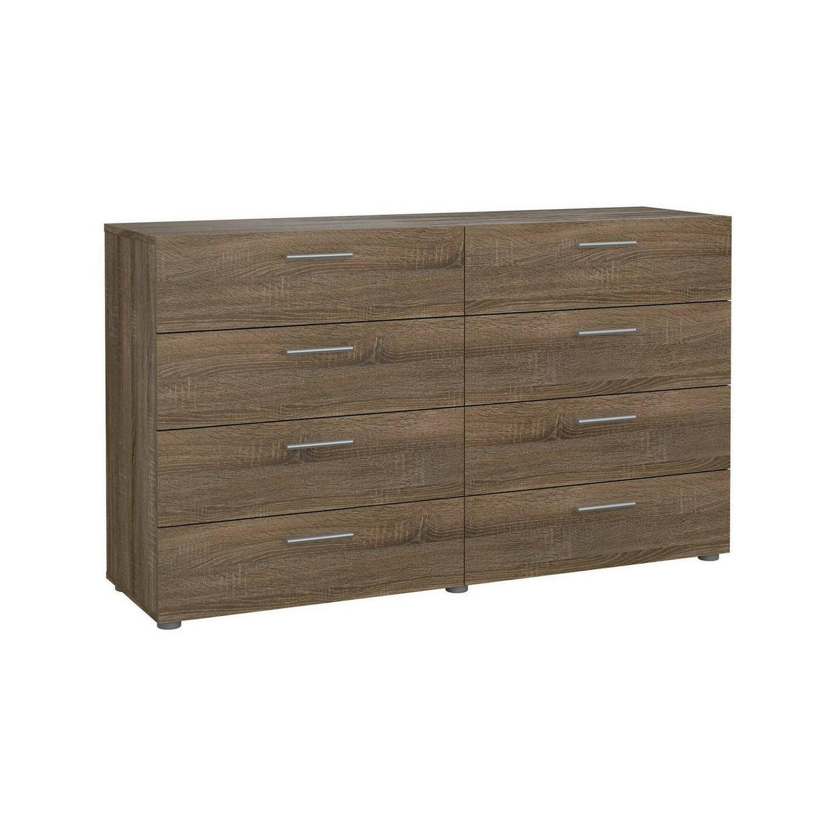 KOMMODE Eiche 40/140/81.7 cm - Braun, Holzwerkstoff (140/81.7/40cm) - DMORA