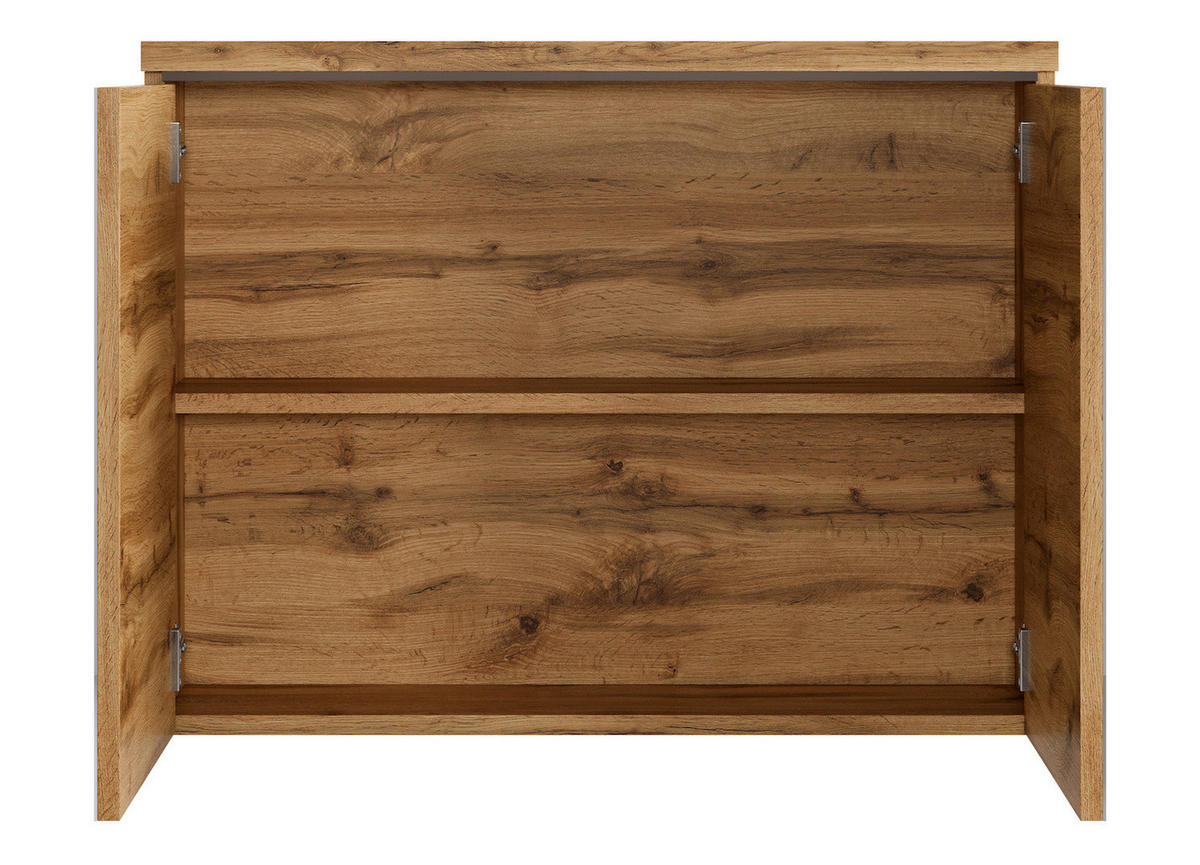 SPIEGELSCHRANK Paso Eiche - 80 x 20 x 60 cm - Eichefarben, Holz (80/60/20cm) - Badplaats