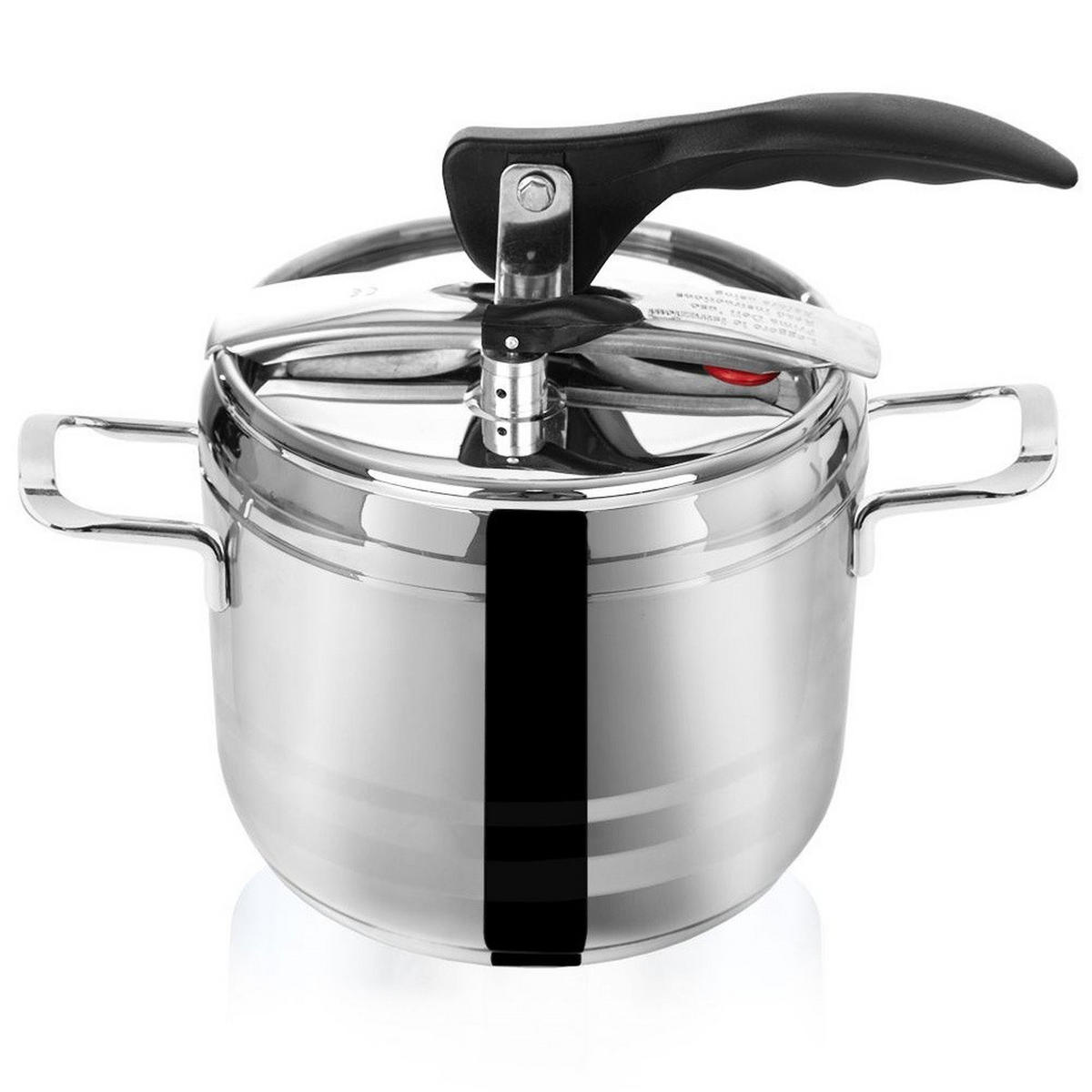 SCHNELLKOCHTOPF Profi hoch silber - Silberfarben, Metall (3.5L) - Orion 
