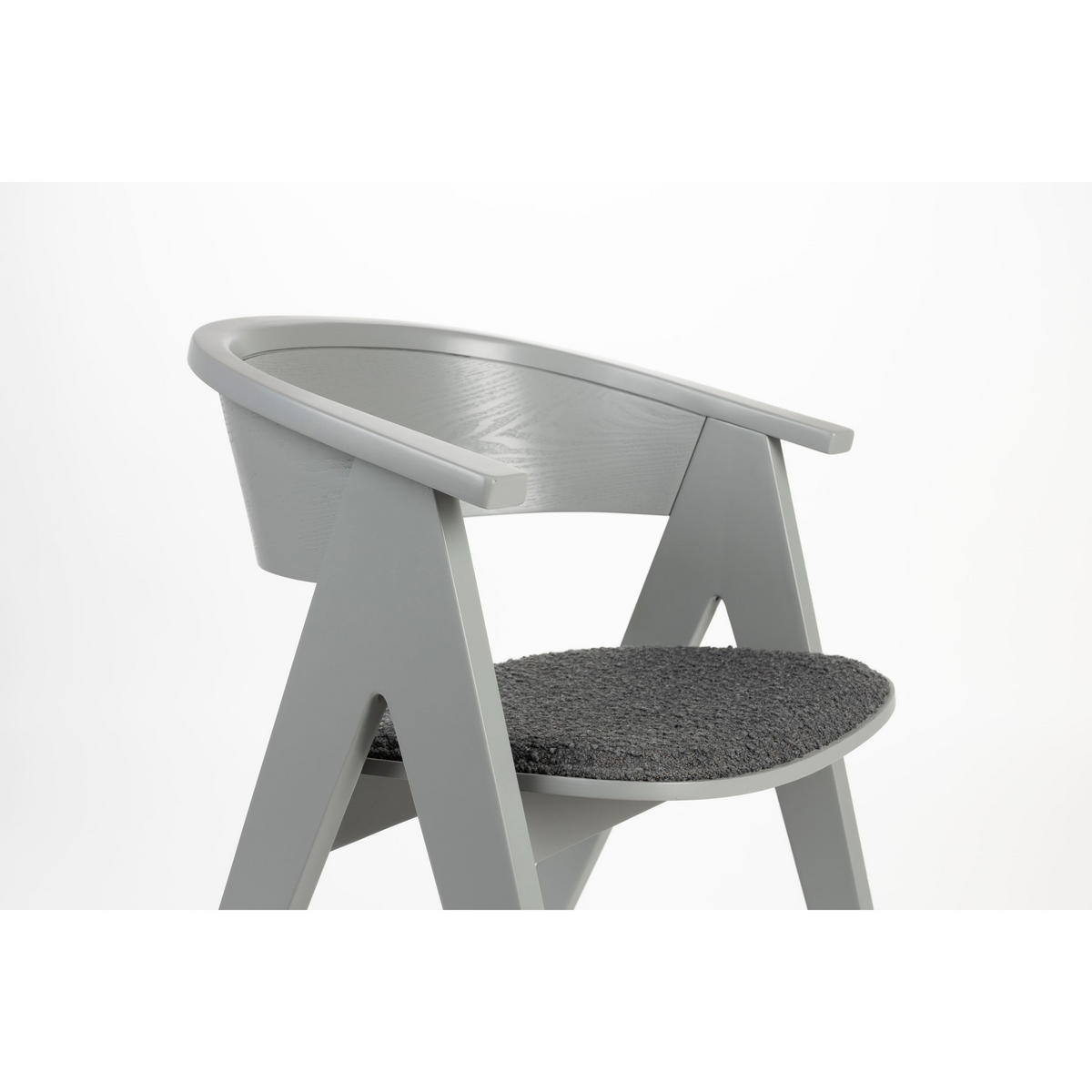 ESSZIMMERSTUHL NDSM Grau - Grau, Holz (59/79/54cm) - Zuiver