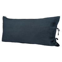 KISSENBEZUG reines Leinen tiefsee-blau 40/80 cm - Dunkelblau, Naturmaterialien (40/80cm) - beties Heimtextil