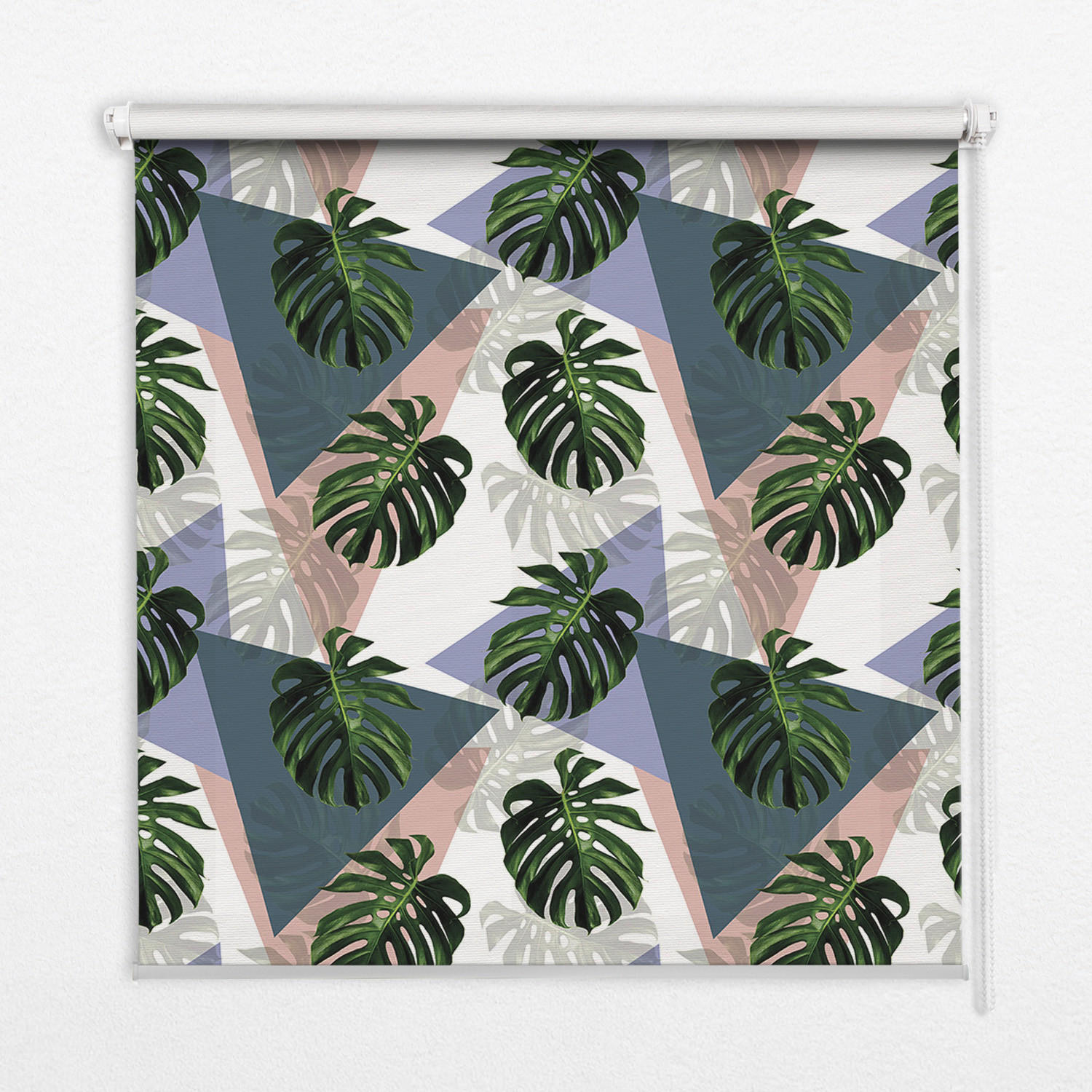 TULUP VNITŘNÍ roleta - okenní roleta - roleta - 100x100 cm - Listy rostlin