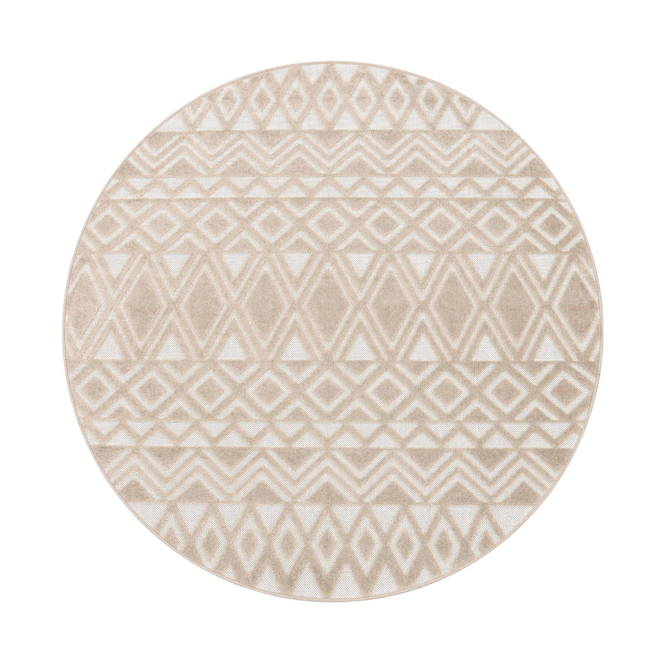 OUTDOORTEPPICH 200/200 cm Stilo 867 - Beige, Textil (200/200cm) - Paco Home