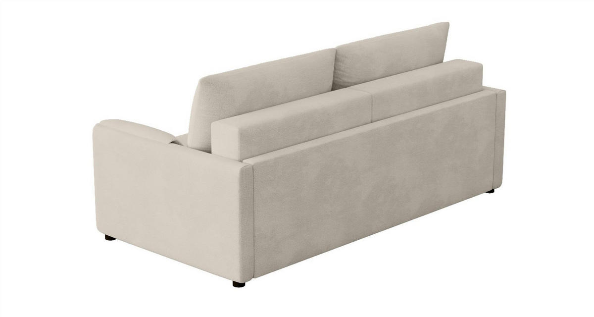 SCHLAFSOFA Mirena - Beige, Holzwerkstoff/Textil (215/100/112cm) - Fun Möbel