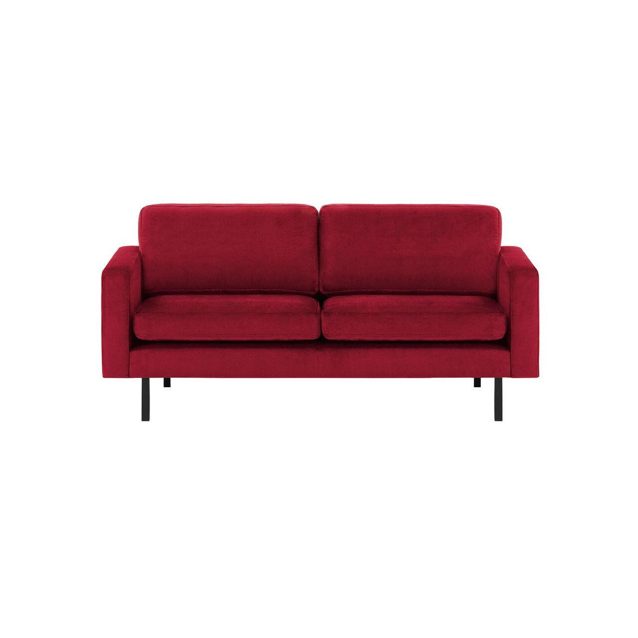 2,5-PERSONEN-SOFA Lioni-Kronos 2 - Rot, Holz/Textil (182/84/94cm)