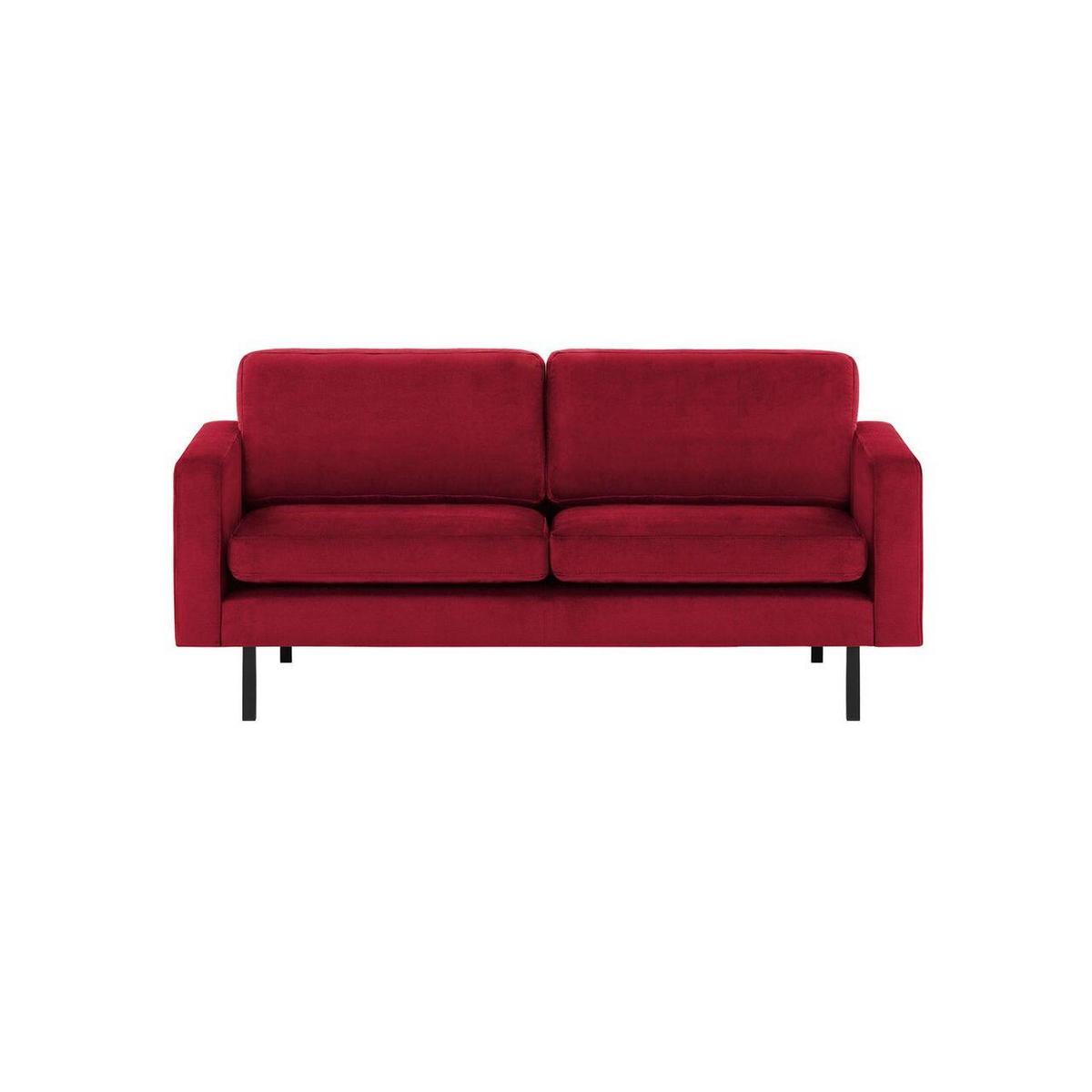 2,5-PERSONEN-SOFA Lioni-Kronos 2 - Rot, Holz/Textil (182/84/94cm)