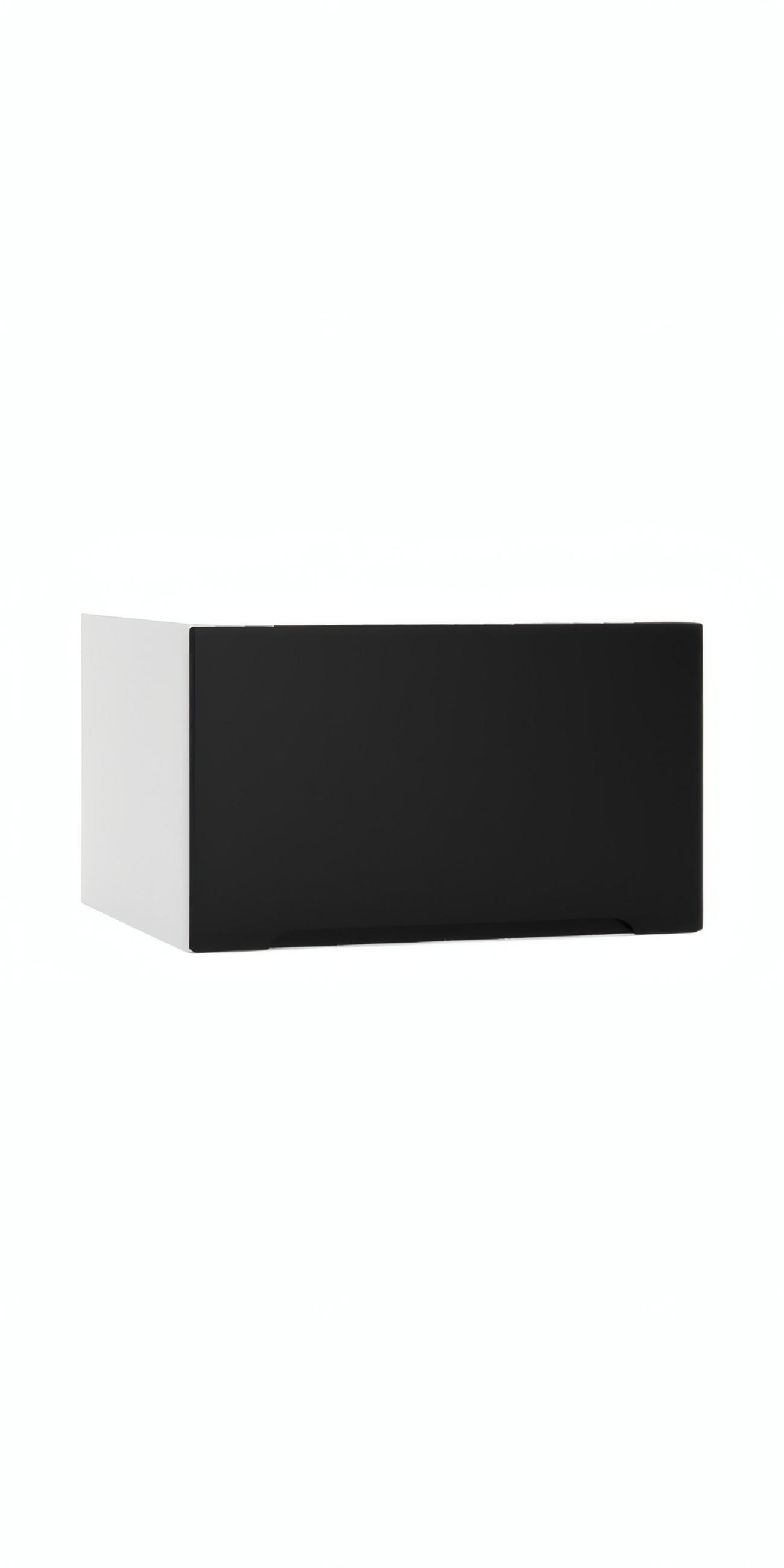 HÄNGESCHRANK W60OKGR GŁ.560 - Zivora - Zeitlose Küchen Eleganz - Schwarz, Holz (60/36/56cm) - ROYAL24_MARKT