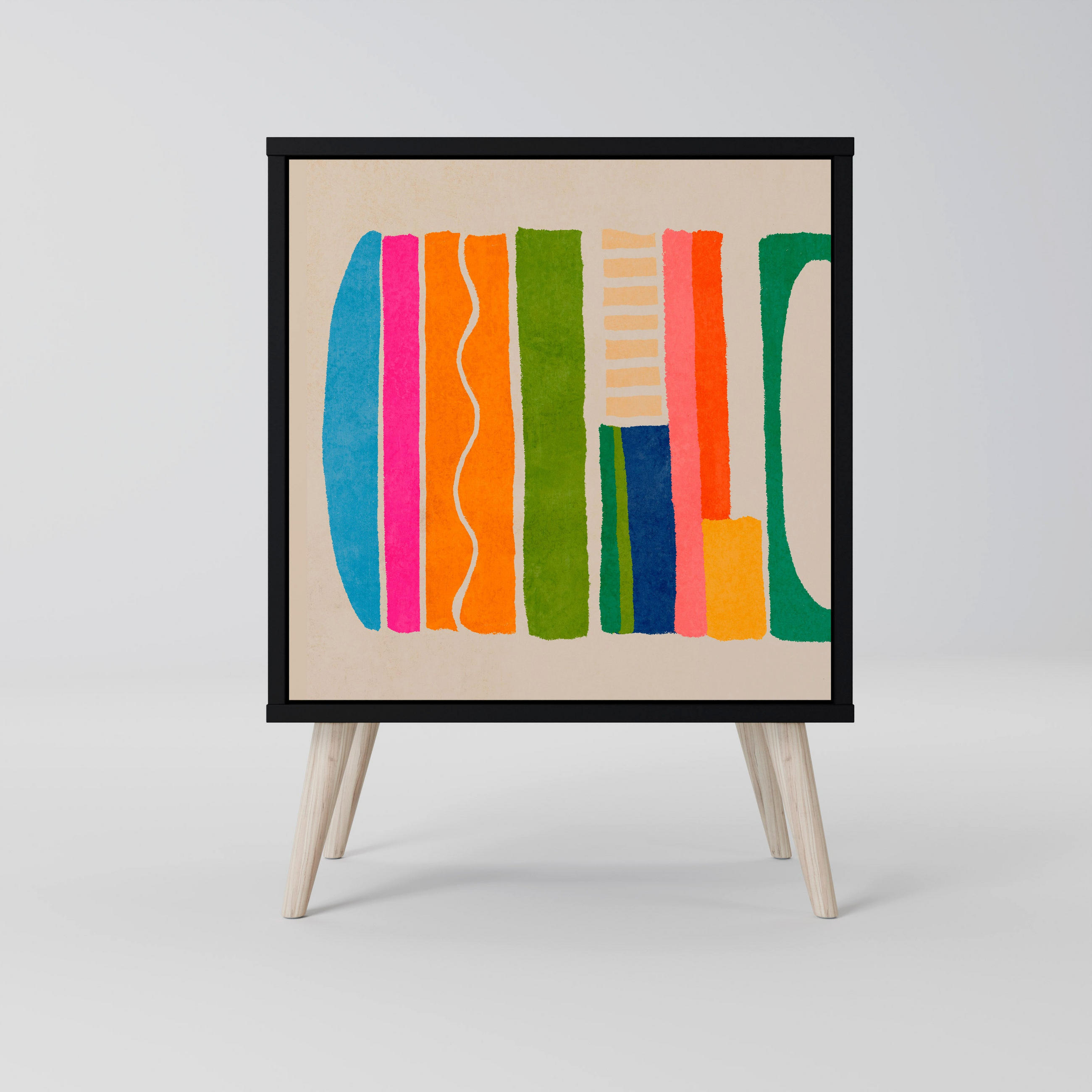 SpaceRebels Sideboard Schwarz 57.5x77.5x42 cm