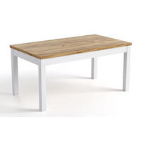 TISCH Craft Gold Ausziehbar Rechteckig 160/240 cm 90x240x76 cm - Multicolor/Weiß, Holzwerkstoff (240/90/76cm) - Sepro Meble