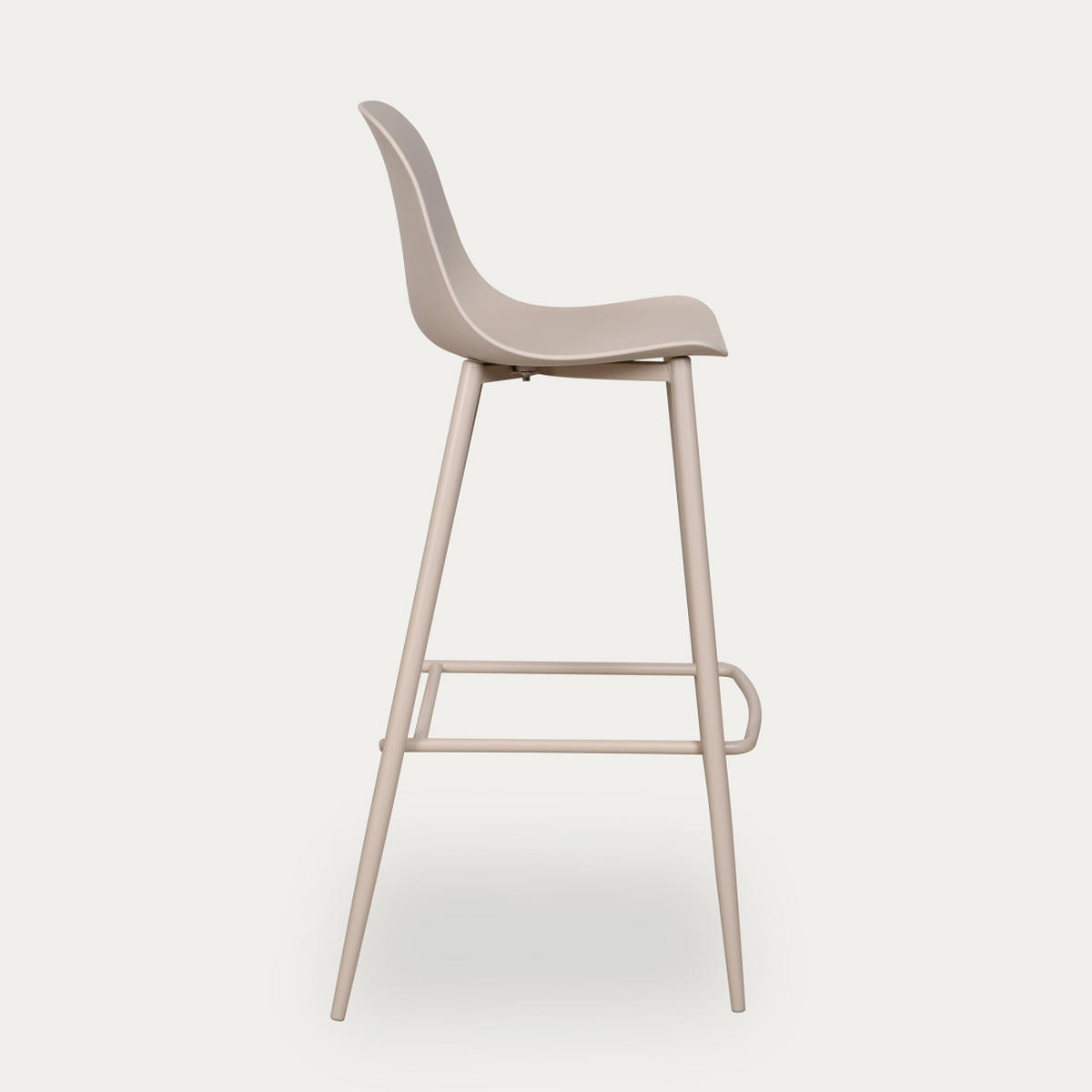 BARHOCKER Lein Beige 49.5 cm x 101.5 cm - Beige, Kunststoff (49/101/48cm) - Kenay Home