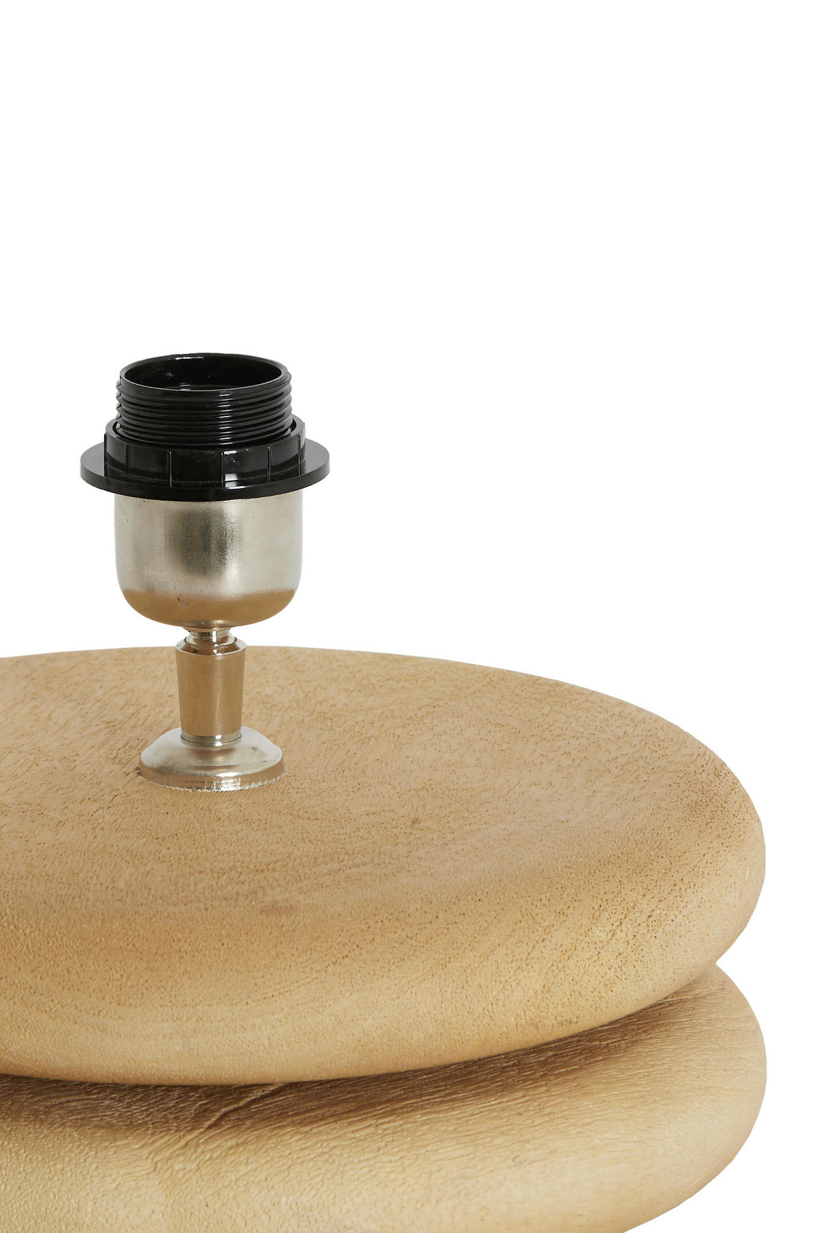 LAMPENSOCKEL Eboli Braun 25/25/9 cm - Braun, Holz (25/25/9cm) - Light & Living