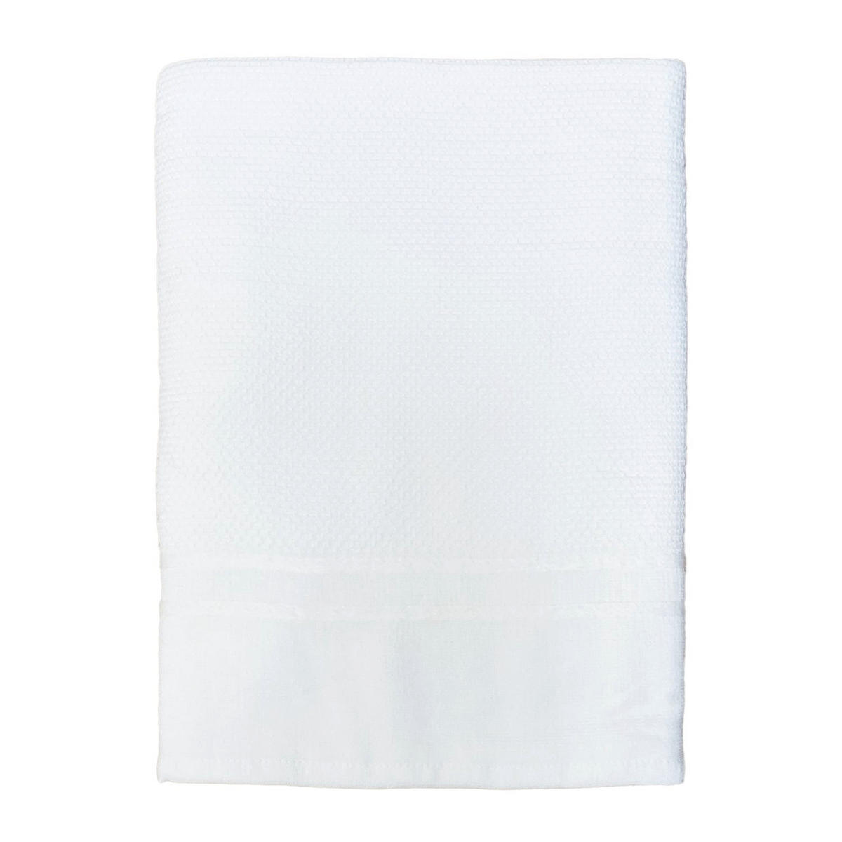 STRANDTUCH Velours-Jacquard Waffle 90x170 g/m2 - Weiß, Textil (90/170cm) - LE COMPTOIR DE LA PLAGE