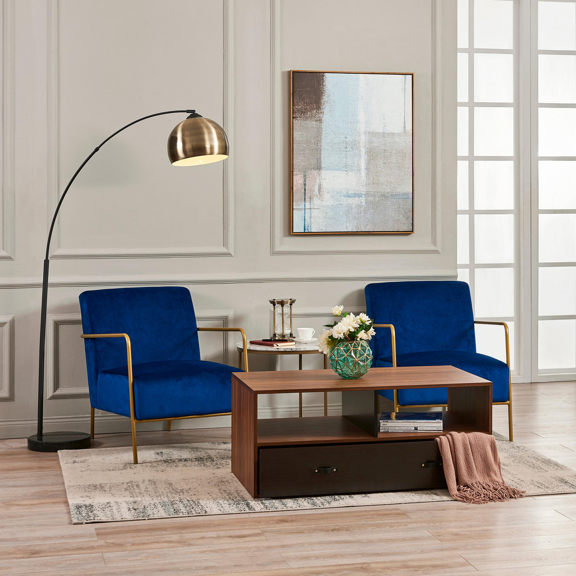 COUCHTISCH Bräunen - Braun, Holzwerkstoff (45.7/60.3/45.7cm) - Teamson Home