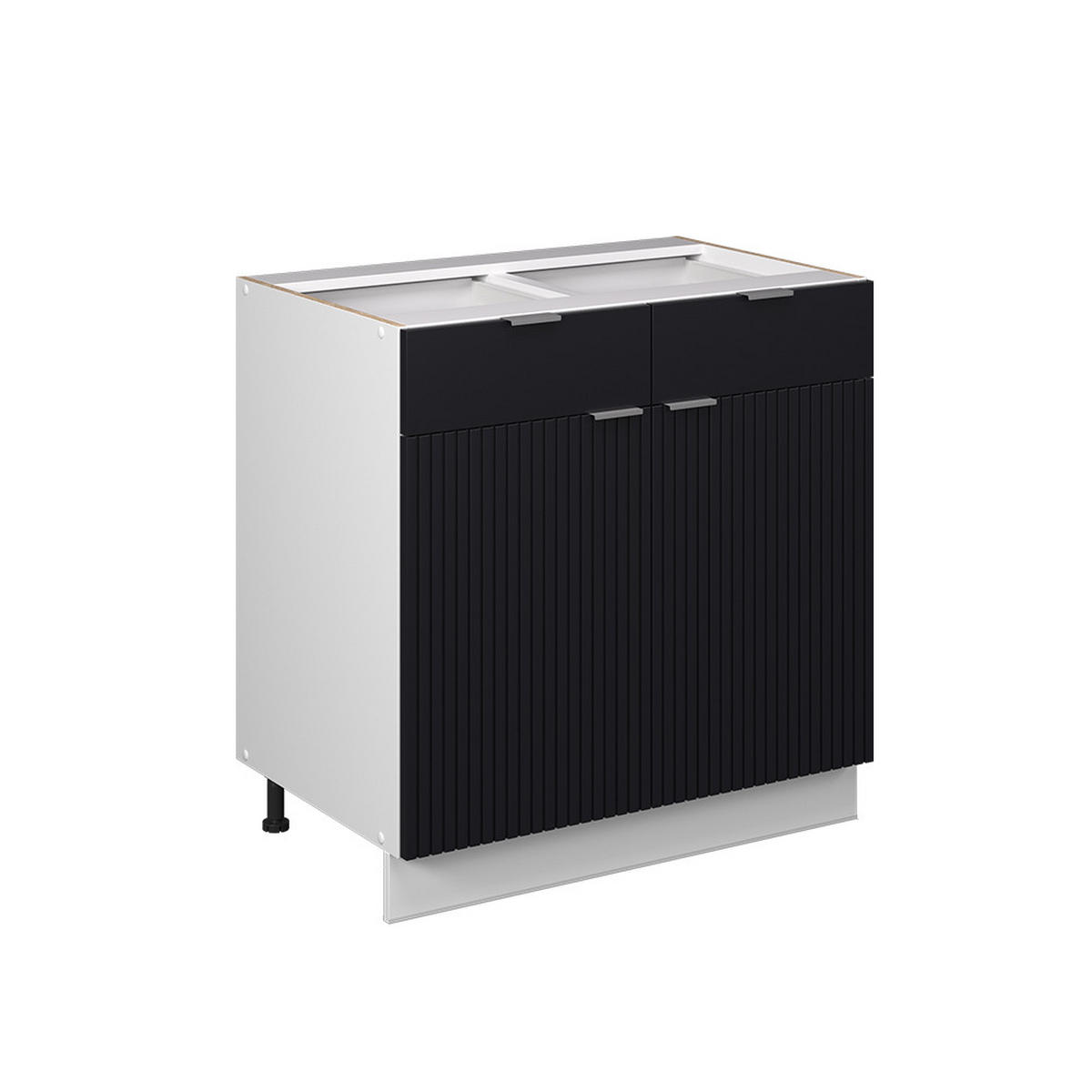 Schwarz/Weiß, Holzwerkstoff (80/82/51.6cm) - Vicco