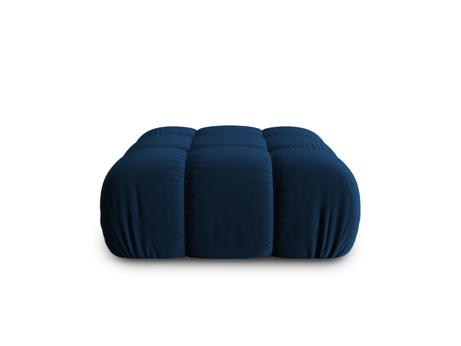 POUF Bellis aus Samt königsblau - Blau, Textil (94/39/94cm) - Micadoni